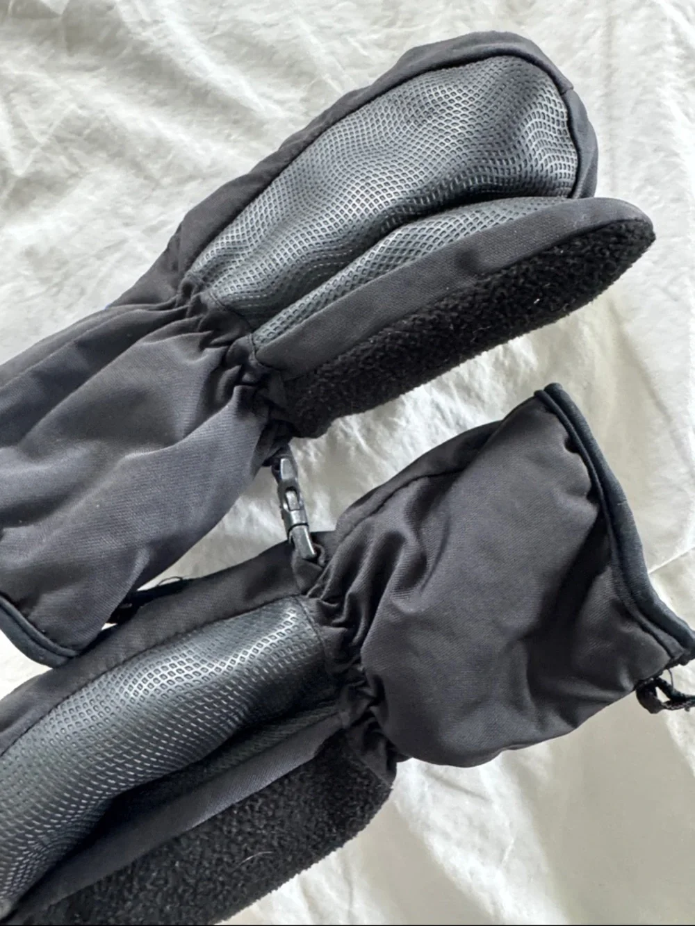 Head Black, Blue and Snow Mittens